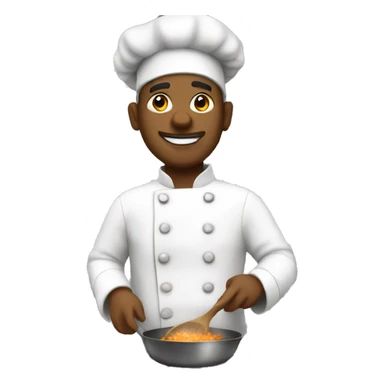 Chef cooking  sticker