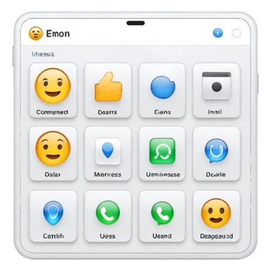 computer user interface dashboard sticker