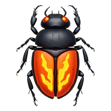 Un scarabée de lave sticker