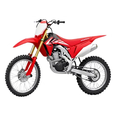 Honda CRF (Dirtbike) - Honda CRF250R (Model Year: 2022) (Iconic colour: Red) sticker