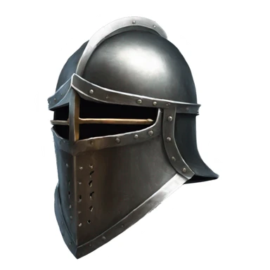 metal knight helmet with visor dark souls sticker