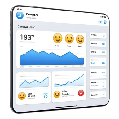 computer user interface dashboard sticker