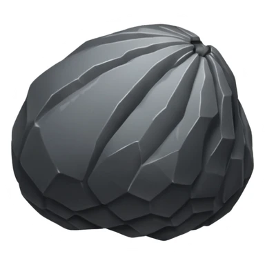 Un rocher avec une moule accrochée  sticker