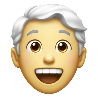 Crybaby laughing sticker