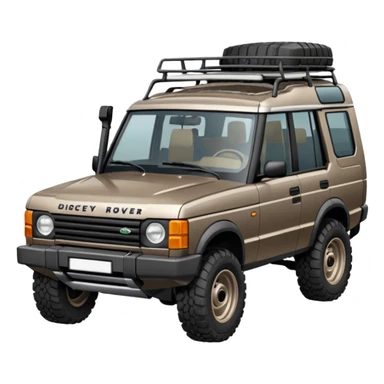 Grey-brown Land Rover Discovery sticker