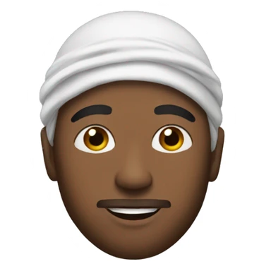 A man with durag sticker
