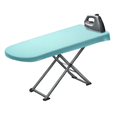 ironing table and iron sticker