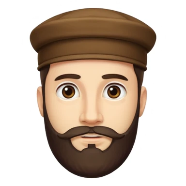 Stereotypical Jewish man sticker