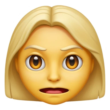 baddie freaky emoji, confident and unsettling sticker