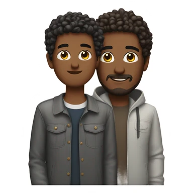 Guy named aj with a guy named Adam sticker