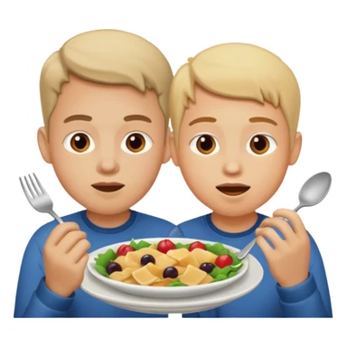 i want two person nicke eatche athore sticker
