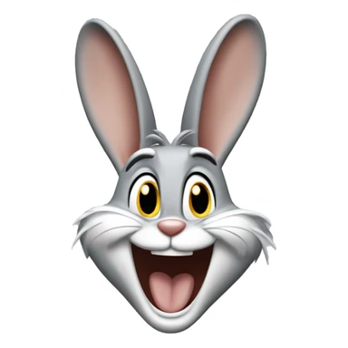 Bugs bunny laughing  sticker