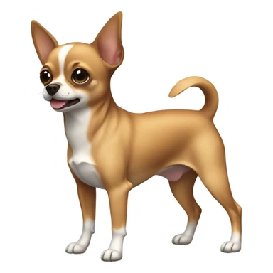 Chihuahua PET brown  sticker