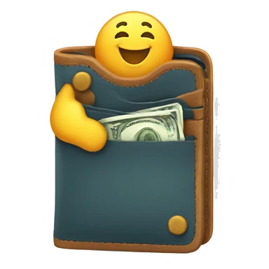 happy fat wallet sticker