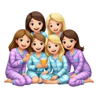 Sleepover sticker