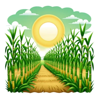Sugarcane farm sticker