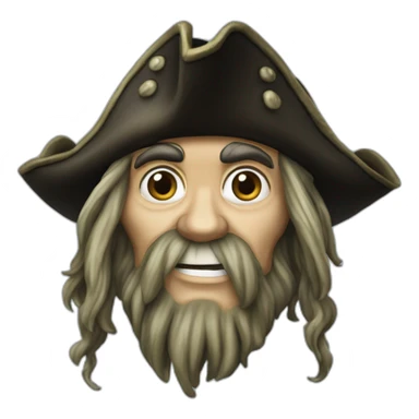 Davy Jones in Pirates Of Carribeans sticker