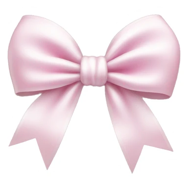 white satin bow on a pink heart sticker