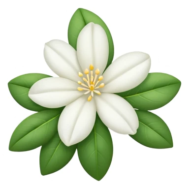Jasmine flower emoji sticker