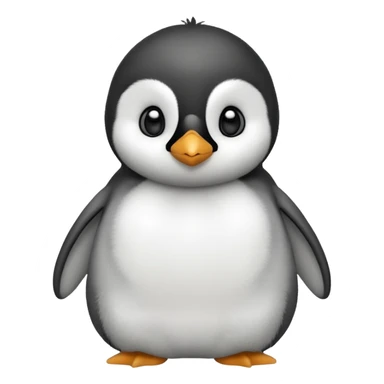 Baby emperor penguin sticker