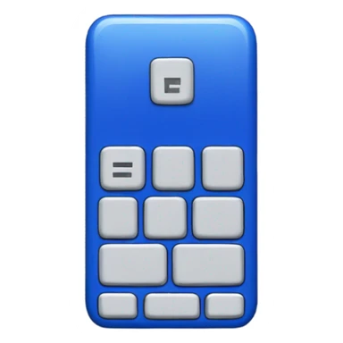 navi blue enter key sticker