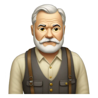 Ernest Hemingway sticker