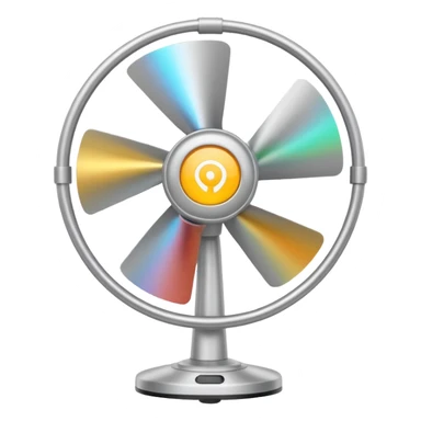 Spinning Fan Air sticker