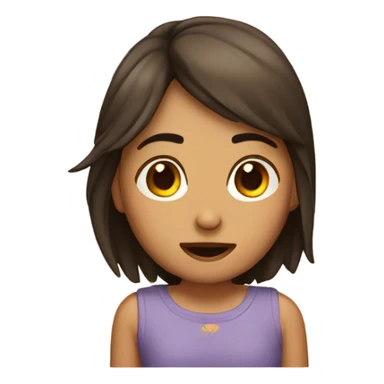 Una chica durmiendo sticker