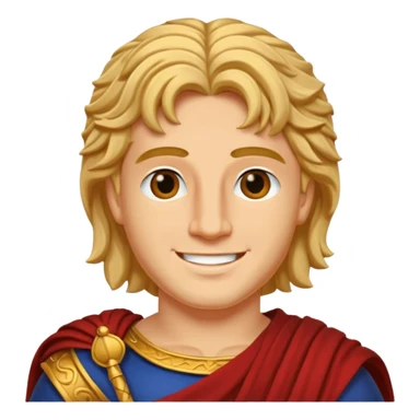 Alexander the great emoji sticker