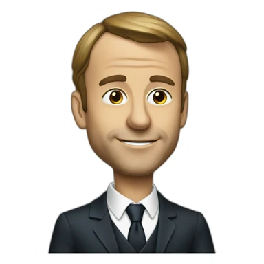 Macron bières  sticker