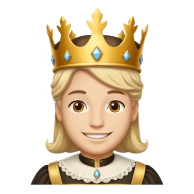 King and maid sticker