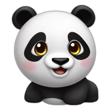 panda musculoso sticker