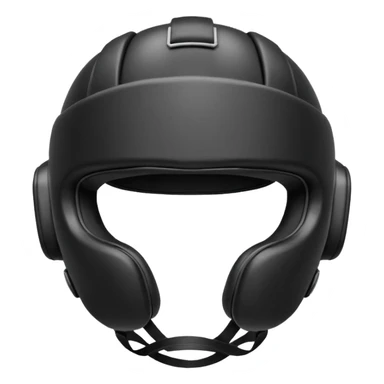 MMA headgear object icon, protective sparring helmet, padded texture, 3D cartoon, mobile game icon style, centered, clean background, no text, no watermark sticker