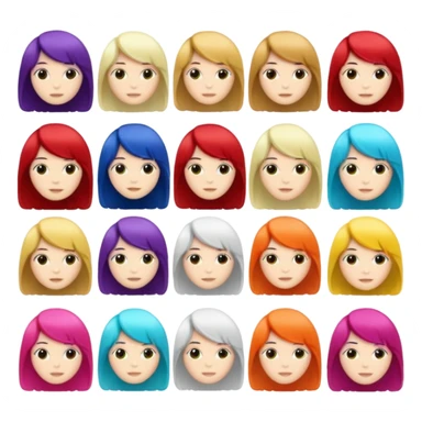 Wigs sticker