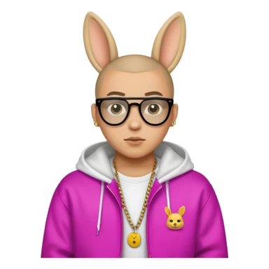 Bad Bunny, Latin Trap Singer sticker