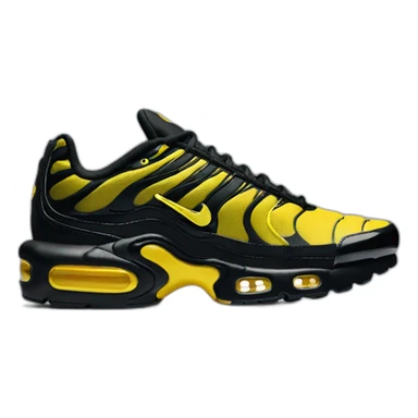 Air-max-plus-tn-black-yellow sticker