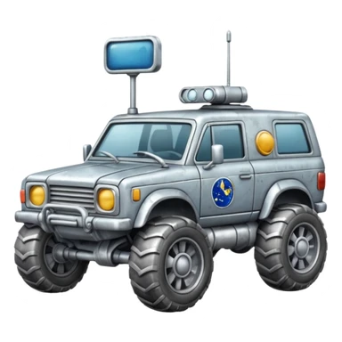 Moon Rover sticker