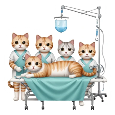 emergency surgeries on cats sticker