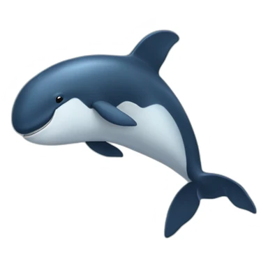 Une baleine qui rigole  sticker