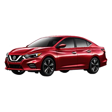 Red Nissan Sentra 2024 sticker