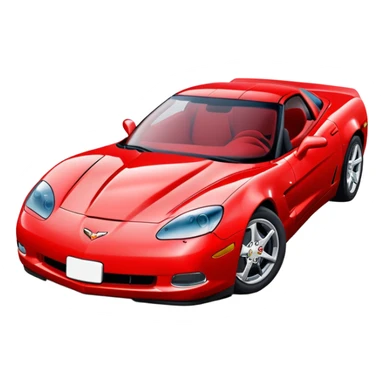 corvette c5 with sleepy eyes sticker