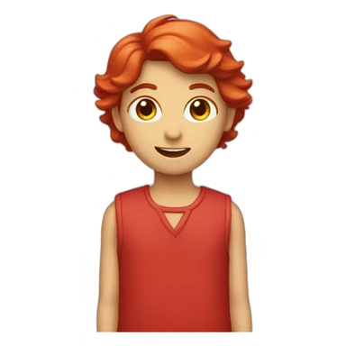 Red color plus sticker