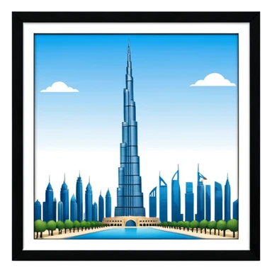Burj khalifa sticker
