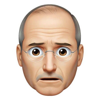 Steve Jobs crying sticker