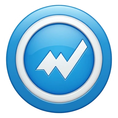 A high-quality 3D render of the Instagram Blue Verification Tick badge. The icon should be a bright blue serrated circle with a clean white checkmark in the center. Glossy finish, soft studio lighting, isolated on a pure white background, 8k resolution, realistic textures." sticker