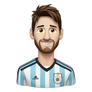 Lionel Messi Argentina sticker