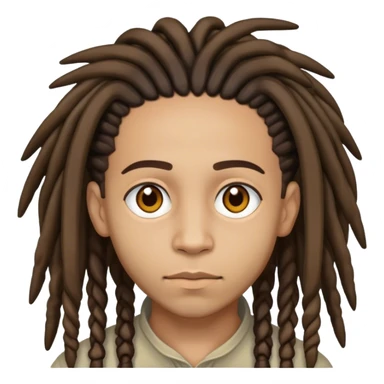 lightskin with dreads  sticker