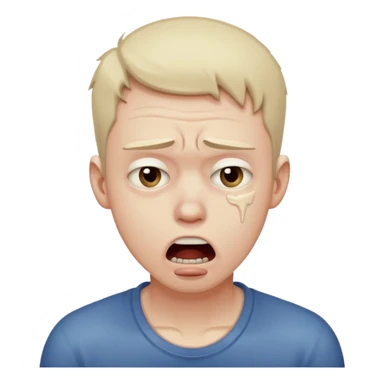 Guy choking himself emoji sticker