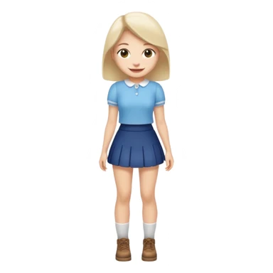 Jennie full body in shortest skirt sticker