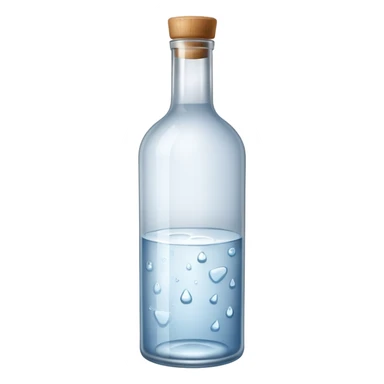A bottle of vodka sticker